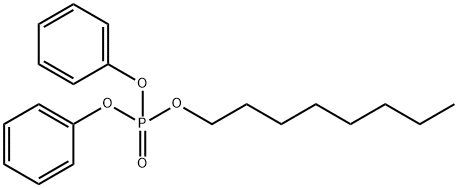 二苯基磷酸辛酯, 115-88-8, 结构式