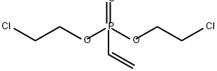 ビニルホスホン酸ビス(2-クロロエチル) 化学構造式