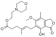 霉酚酸酯,115007-34-6,结构式