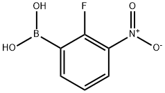 2-Fluoro-3-nitrophenylboronic Acid Structure