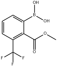 Methyl2-borono-6-trifluoromethylbenzoate Structure