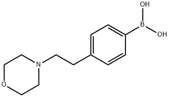 4-(2-MORPHOLINOETHYL)PHENYLBORONIC ACID, 1150114-55-8, 结构式