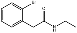 Ethyl2-(2-bromophenyl)acetamide Structure