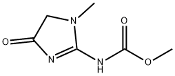 Carbamic  acid,  (4,5-dihydro-1-methyl-4-oxo-1H-imidazol-2-yl)-,  methyl  ester  (9CI) Struktur