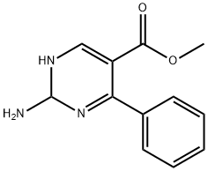 2-アミノ-4-フェニルピリミジン-5-カルボン酸メチル 化学構造式