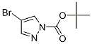 4-Bromopyrazole-1-carboxylic acid tert-butyl ester Structure