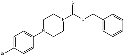 BENZYL 4-(4-BROMOPHENYL)PIPERAZINE-1-CARBOXYLATE, 1150271-33-2, 结构式