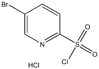 5-Bromopyridine-2-sulfonylchloride,HCl Structure