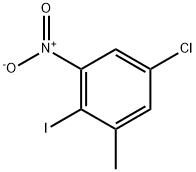 5-氯-2-碘-1-甲基-3-硝基苯 结构式