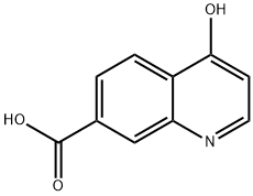 4-hydroxyquinoline-7-carboxylic acid Structure