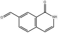 1-oxo-1,2-dihydroisoquinoline-7-carbaldehyde Struktur