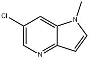 6-CHLORO-1-METHYL-1H-PYRROLO[3,2-B]PYRIDINE Structure