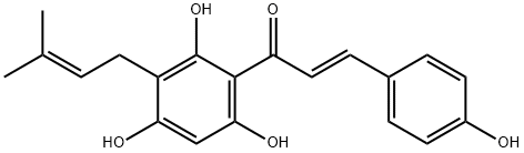 DESMETHYLXANTHOHUMOL Structure