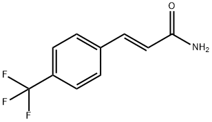 4-(TRIFLUOROMETHYL)CINNAMAMIDE Struktur