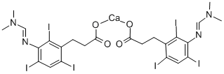 IPODATE CALCIUM (200 MG), 1151-11-7, 结构式