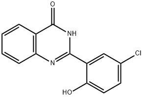 2-(5-Chloro-2-hydroxyphenyl)-4(3)-quinazolone Struktur