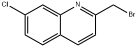 2-(ブロモメチル)-7-クロロキノリン 化学構造式