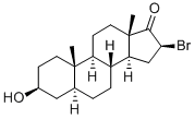 16BETA-BROMOANDROSTERONE Struktur