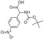 N-BOC-RS-4-硝基苯甘氨酸, 115116-80-8, 结构式
