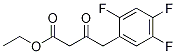 ethyl 3-oxo-4-(2,4,5-trifluorophenyl)butanoate Structure