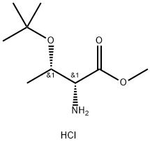 O-TERT-ブチル-D-トレオニンメチルエステル塩酸塩 化学構造式
