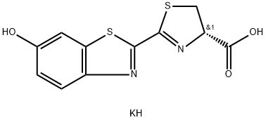 D-LUCIFERIN POTASSIUM SALT Structure