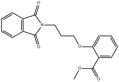 2-[3-(1,3-DIOXO-1,3-DIHYDRO-ISOINDOL-2-YL)-PROPOXY]-BENZOIC ACID METHYL ESTER Structure