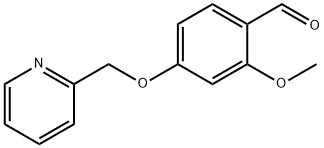 2-甲氧基-4-(吡啶-2-基甲氧基)苯甲醛 结构式