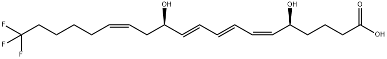 20-トリフルオロロイコトリエンB4 (エタノール溶液) 化学構造式