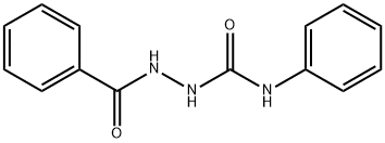1-ベンゾイル-4-フェニルセミカルバジド 化学構造式