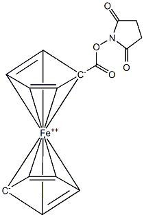 N-SUCCINIMIDYL FERROCENECARBOXYLATE Structure