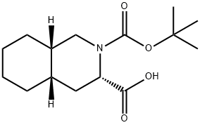 2,3(1H)-Isoquinolinedicarboxylic acid, octahydro-, 2-(1,1-diMethylethyl) ester, (3S,4aS,8aS)-|(3S,4AS,8AS)-2-(叔丁氧羰基)十氢异喹啉-3-羧酸