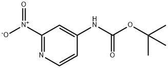 (2-硝基吡啶-4-基)氨基甲酸叔丁酯, 1152428-55-1, 结构式