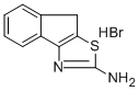 8H-INDENO[1,2-D]THIAZOL-2-AMINE HYDROBROMIDE Structure