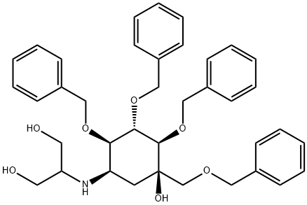 四苄基伏格列波糖 结构式