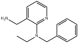 N-[3-(Aminomethyl)-2-pyridinyl]-N-benzyl-N-ethylamine Struktur