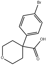 4-(4-溴苯基)四氢吡喃-4-甲酸, 1152567-60-6, 结构式