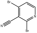 3-Pyridinecarbonitrile, 2,4-dibroMo- Structure