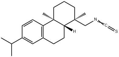イソチオシアン酸デヒドロアビエチル 化学構造式