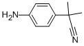 2-(4-氨基苯基)-2-甲基丙腈, 115279-57-7, 结构式