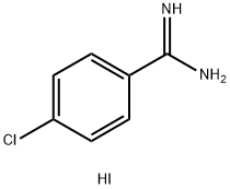 4-CHLOROBENZAMIDINE HYDROIODIDE Structure