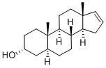 5α-アンドロスタ-16-エン-3α-オール 化学構造式