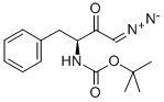 (S)-3-BOC-AMINO-1-DIAZO-3-PHENYL-2-BUTANONE Structure