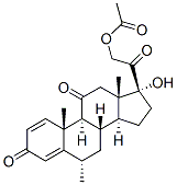 6a-Methylprednisone 21-Acetate,115321-98-7,结构式