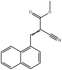 2-CYANO-3-(1-NAPHTHALENYL)-2-PROPENOIC ACID METHYL ESTER,115324-57-7,结构式