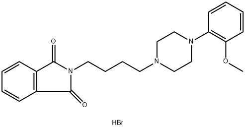 1-[2-METHOXYPHENYL]-4-[4-(2-PHTHALIMIDO)-BUTYL]PIPERAZINE HYDROCHLORIDE Struktur
