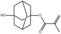 3-羟基-1-金刚烷基甲基丙烯酸酯, 115372-36-6, 结构式