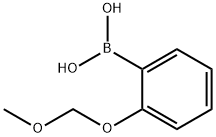 2-(メトキシメトキシ)フェニルボロン酸 化学構造式