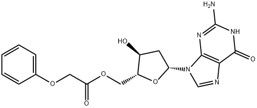 N2-PHENOXYACETYL-2'-DEOXYGUANOSINE Structure