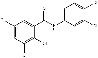 3,3',4',5-四氯水杨酰苯胺,1154-59-2,结构式